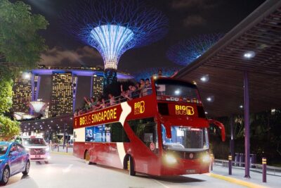 Big Bus Singapore Night Tour with Gardens by the Bay Light Show - Stop 1: Marina Barrage at sunset for skyline photos without the guesswork
